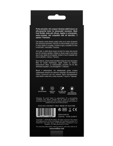 GOLD-N-DREAMS AGATHA ROSE CUARZO