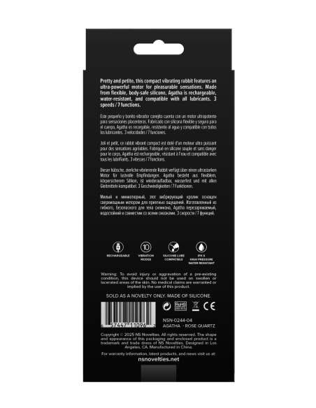 GOLD-N-DREAMS AGATHA ROSE QUARTZ