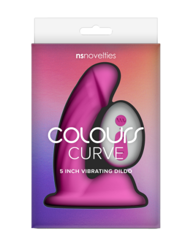 CONSOLADOR VIBRADOR CURVA DE COLORES 5 PULGADAS...