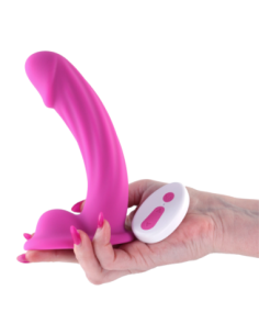 COLOURS CURVE VIBRATING 6 INCH DILDO PINK 2