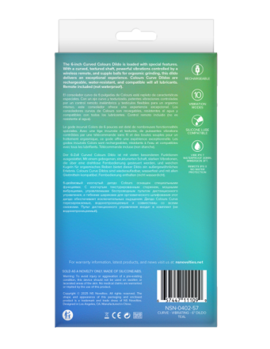 CONSOLADOR VIBRADOR DE 6 PULGADAS DE COLORES...