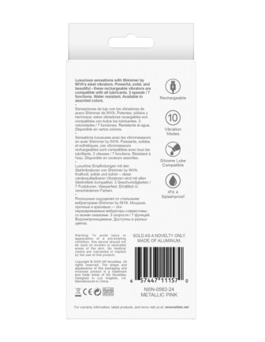 INYA ROSA METÁLICO BRILLANTE