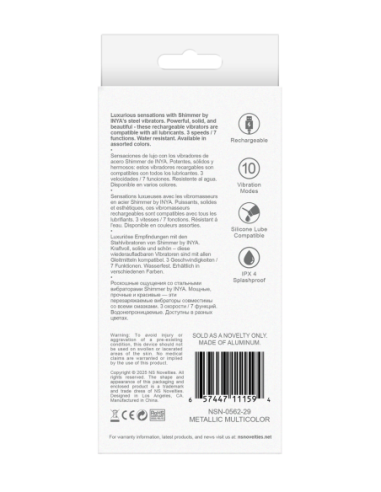 INYA SHIMMER METALLIC MULTICOLOR