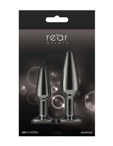 REAR ASSETS TAPERED TRAINER KIT GUNMETAL BLACK