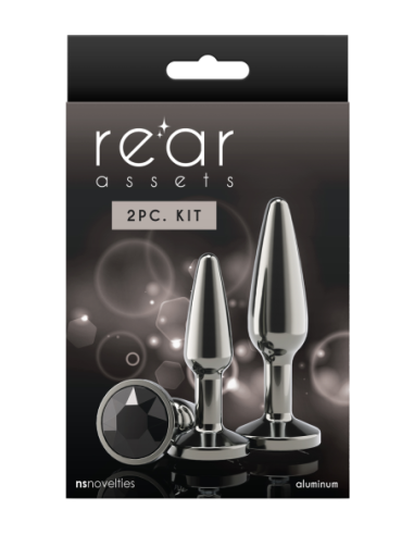 REAR ASSETS TAPERED TRAINER KIT GUNMETAL BLACK