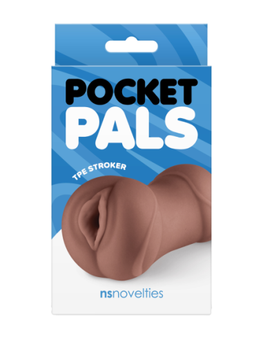 POCKET PALS VAGINA STROKER BROWN