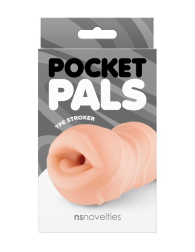 POCKET PALS MOUTH STROKER TAN