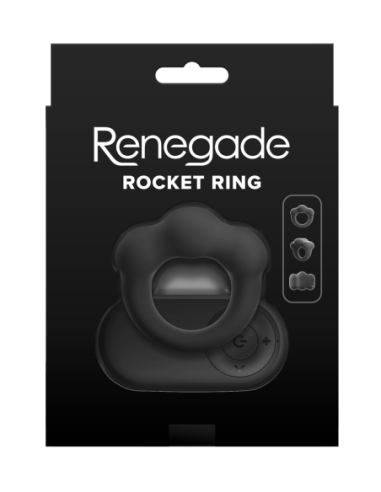 RENEGADE ANILLO COHETE NEGRO