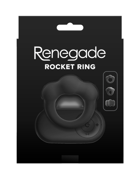 RENEGADE ANILLO COHETE NEGRO