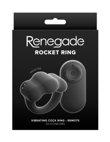 RENEGADE ANILLO COHETE NEGRO