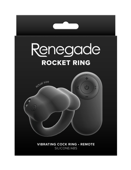 RENEGADE ANILLO COHETE NEGRO