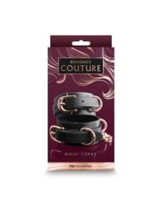 MUÑEQUERAS BONDAGE COUTURE NEGRO 2