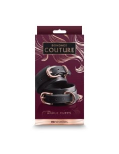 TOBILLERAS BONDAGE COUTURE NEGRO 2