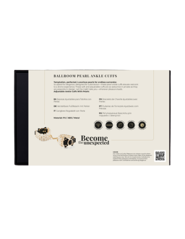 GUILTY PLEASURE BALLROOM PEARL ANKLE CUFFS