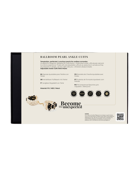 GUILTY PLEASURE BALLROOM PEARL ANKLE CUFFS