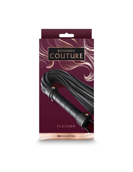 FLOGGER BONDAGE COUTURE NEGRO