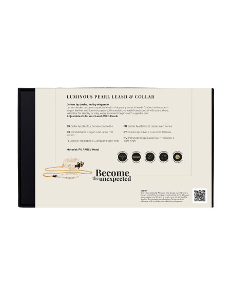 GUILTY PLEASURE CORREA Y COLLAR DE PERLAS LUMINOSAS