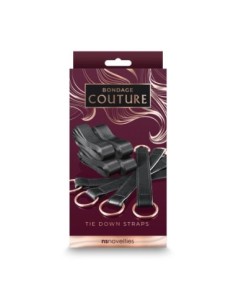 CORREAS DE AMARRE BONDAGE COUTURE NEGRO 2