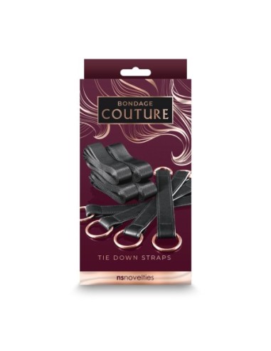 CORREAS DE AMARRE BONDAGE COUTURE NEGRO