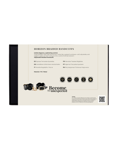 GUILTY PLEASURE HORIZON BRAIDED HANDCUFFS