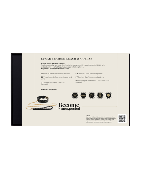 GUILTY PLEASURE LUNAR BRAIDED LEASH AND COLLAR