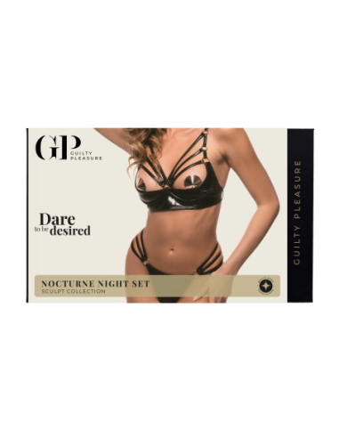 GUILTY PLEASURE NOCTURNE NIGHT SET NEGRO