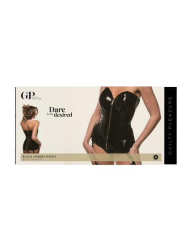 GUILTY PLEASURE BLACK AMBER CORSET BLACK