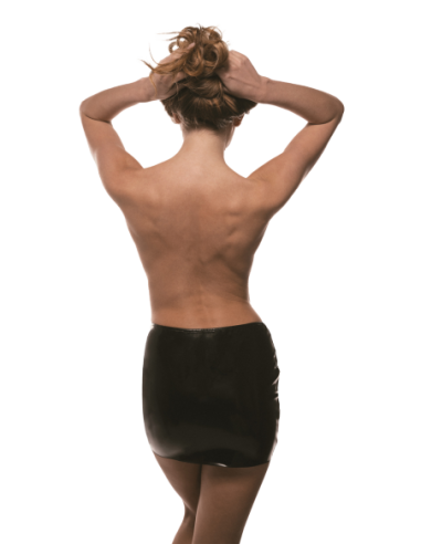 GUILTY PLEASURE STRIKE SKIRT BLACK