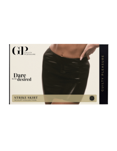 GUILTY PLEASURE STRIKE SKIRT BLACK