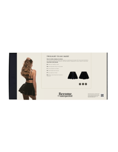 GUILTY PLEASURE TWILIGHT TEASE SKIRT BLACK