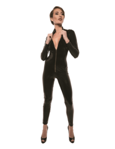 GUILTY PLEASURE TOTAL ECLIPSE CATSUIT BLACK 2
