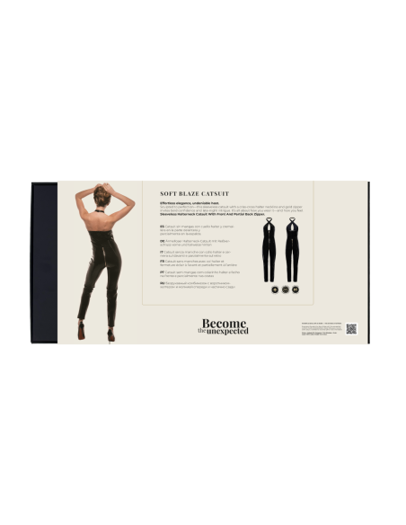 GUILTY PLEASURE SOFT BLAZE CATSUIT BLACK