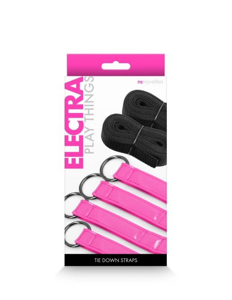 CORREAS DE SUJECIÓN DE CAMA ELECTRA ROSA