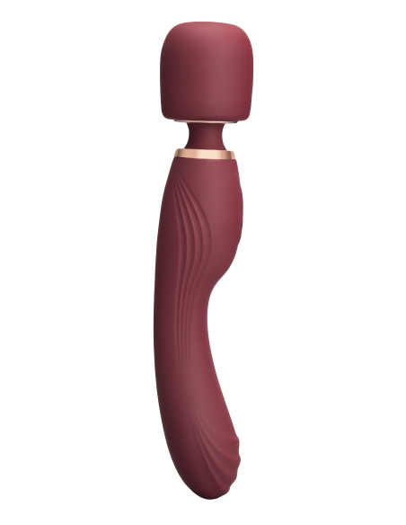 LE WAND VIBRADOR DE VARITA DE DOBLE EXTREMO FUSION G 2 EN 1 DE FLAT TOP