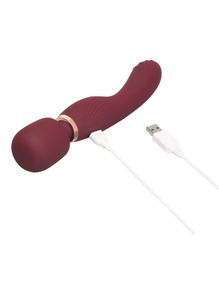 LE WAND FLAT TOP FUSION G 2-IN1 DOUBLE ENDED WAND VIBRATOR