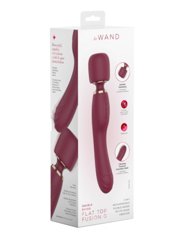 LE WAND VIBRADOR DE VARITA DE DOBLE EXTREMO...
