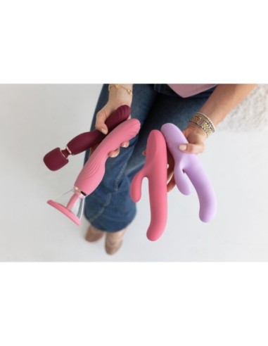 LE WAND LICK 3-1 DOUBLE ENDED VIBE WITH LICKING...