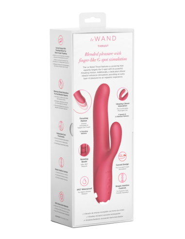 LE WAND THRUST THRUSTING RABBIT VIBRATOR