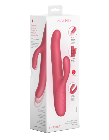 LE WAND THRUST THRUSTING RABBIT VIBRATOR