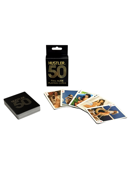 HUSTLER 50 FULL NUDE PLAYING CARDS