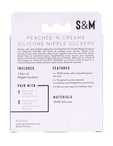 PEACHES 'N CREAME SILICONE NIPPLE SUCKERS