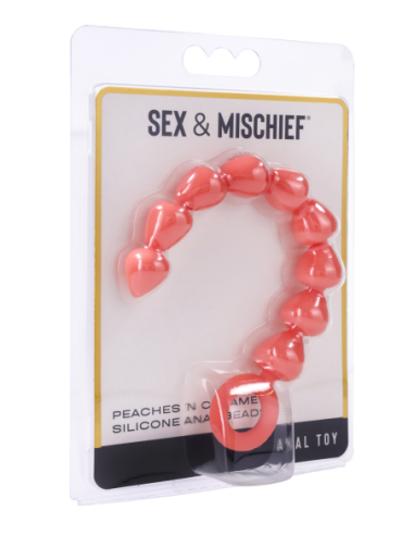 PEACHES 'N CREAME SILICONE ANAL BEADS