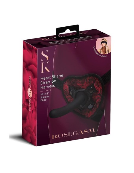 SECRET KISSES ROSEGASM ARNÉS CON CORREA CON DILDO DEL PUNTO G