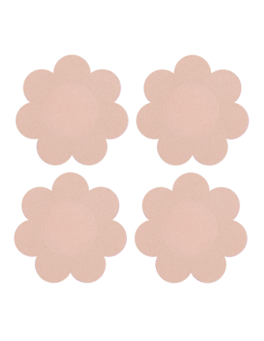 PEEKABOOS SELF ADHESIVE SATIN NIPPLE COVERS, NUDE