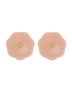 PEEKABOOS PERKY PASTIES SILICONE NIPPLE ENHANCERS, FLESH