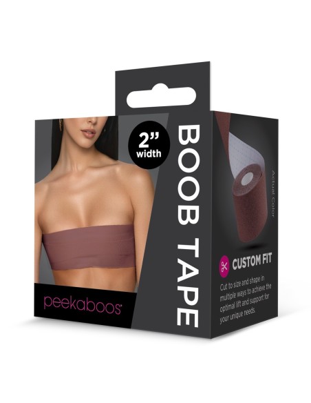 PEEKABOOS BOOB TAPE 15 FEET,  BROWN