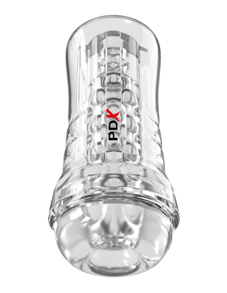 PDX ELITE VIEW TUBE SEE-THRU EZ-GRIP STROKER