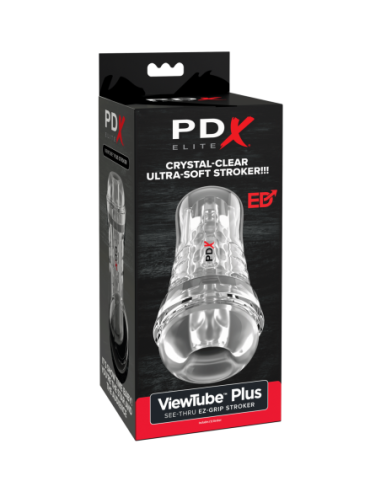 PDX ELITE VIEW TUBE SEE-THRU EZ-GRIP STROKER