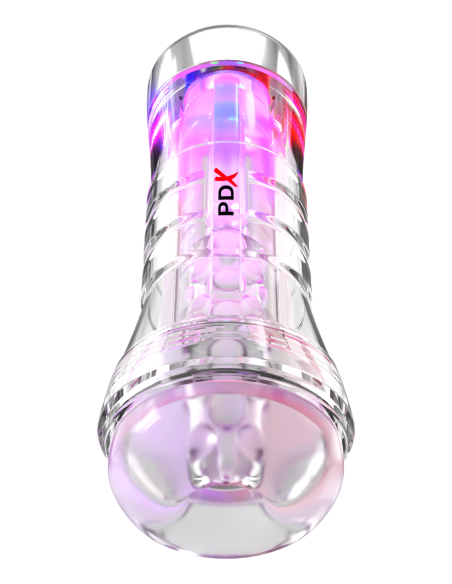 PDX ELITE TUBO DE VISIÓN TRANSPARENTE EZ-GRIP LED STROKER