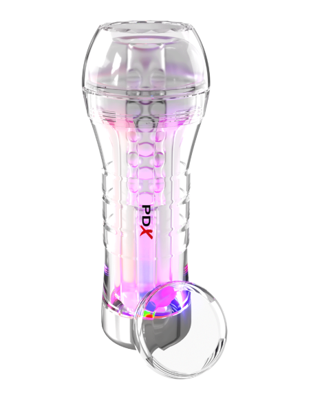 PDX ELITE TUBO DE VISIÓN TRANSPARENTE EZ-GRIP LED STROKER